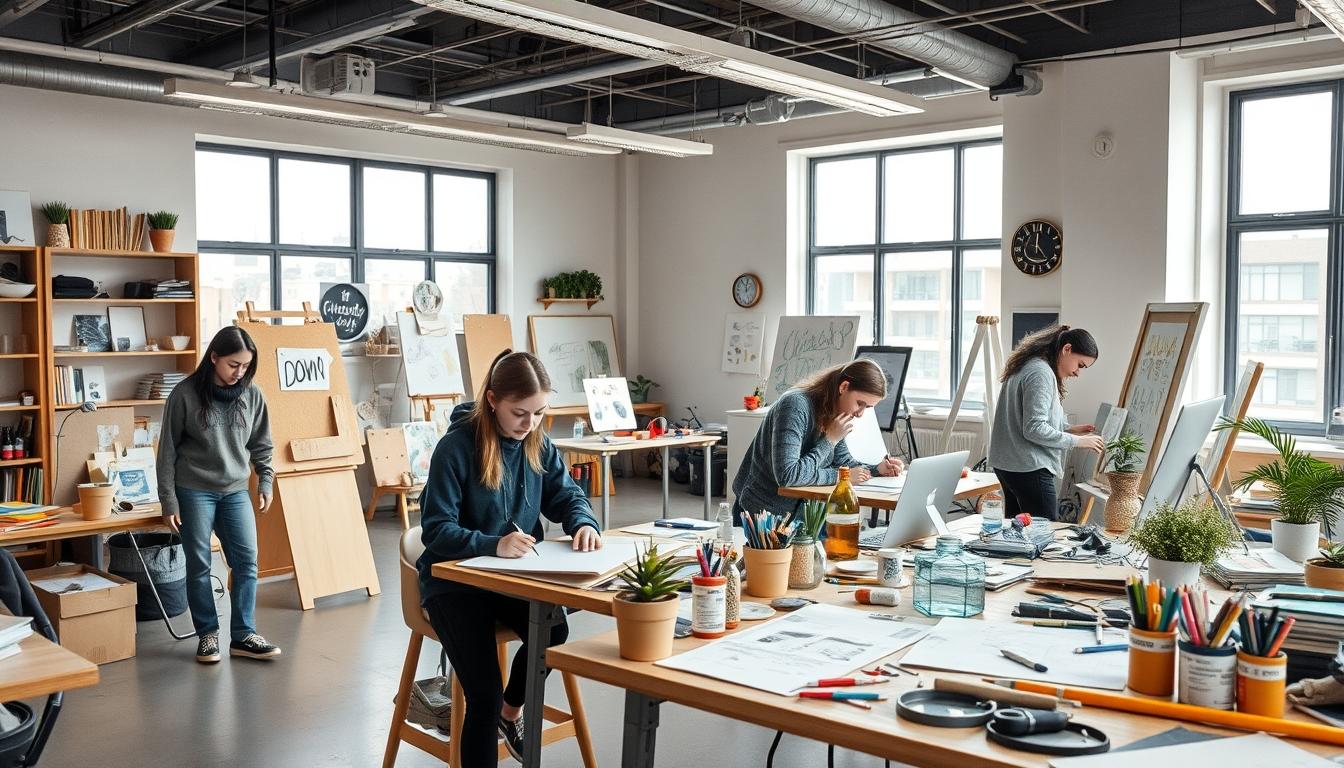 Student developing practical and academic skills