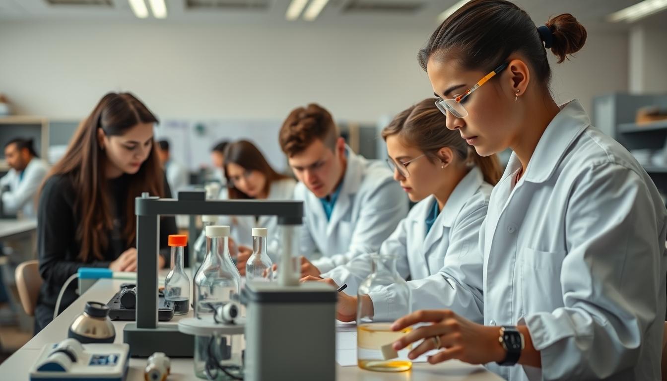 Student preparing for exams with study materials